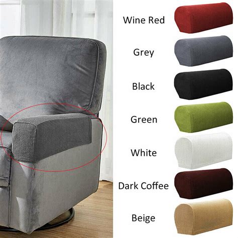 Protect the arms of your furniture or hide wear and tear with these clever armrest covers. . Armrest covers for chair